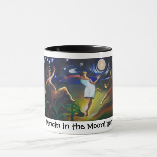 Dancin im Mondschein Tasse (Zentrum)