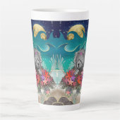 DANCIN' MIT DER STARZ Blue Chow Latte Tasse (Vorderseite)