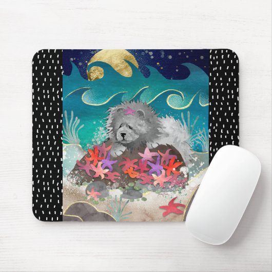 DANCIN MIT DER STARZ Blue Chow - Mousepad (Mit Mouse)