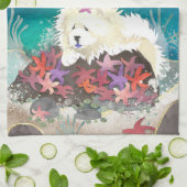 DANCIN MIT DER STARZ Creme Chow - Küchentuch (Gefaltet)