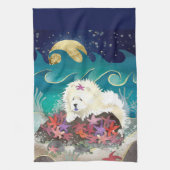 DANCIN MIT DER STARZ Creme Chow - Küchentuch (Vertikal)