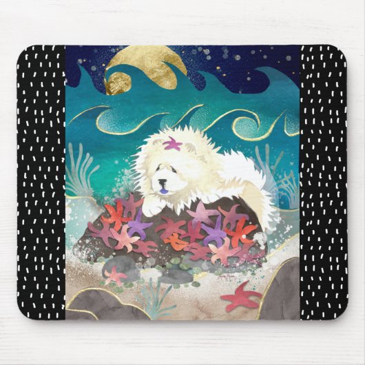 DANCIN MIT DER STARZ Creme Chow - Mousepad (Vorne)