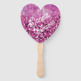Dancin' Romancin' Pink Heart Fächer