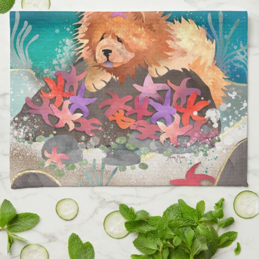 DANCIN with the STARZ Red Chow - Küchentuch (Gefaltet)