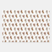 Dancing 50er Jahre Food Assorment Geschenkpapier Set (Vorderseite)