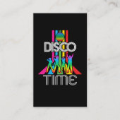 Dancing 80er 90s Party Music Disco Retro Visitenkarte (Vorderseite)
