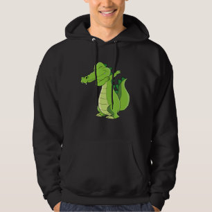 Dancing Alligator Funny Dabbing Alligator Hoodie