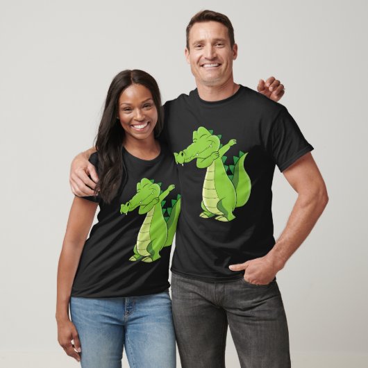 Dancing Alligator Funny Dabbing Alligator T-Shirt (Unisex)