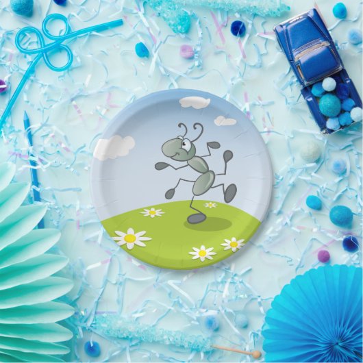 Dancing Ant Pappteller (Party)