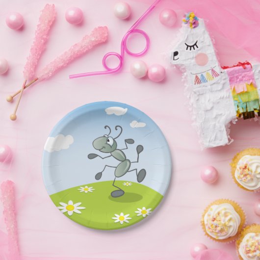 Dancing Ant Pappteller (Party)