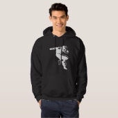 Dancing Astronaut Space Hoodie (Vorne ganz)