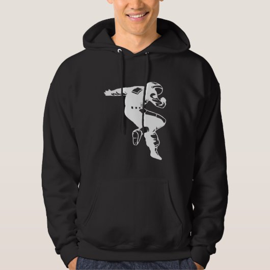 Dancing Astronaut Space Hoodie (Vorderseite)