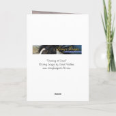 Dancing at Dawn Wild Horse Greeting Card Karte (Rückseite)