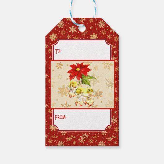 Dancing Baby Angels Geschenkanhänger (Vorderseite)