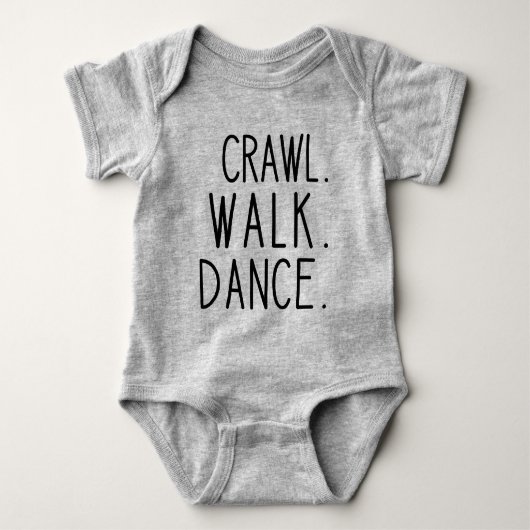 Dancing Baby - Crawl Walk Dance Strampler (Vorderseite)