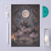 Dancing Ballerina Bats  Seidenpapier (Handwerk)