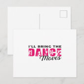 Dancing Ballerina Dance Queen Dancer Gift Postkarte (Vorne/Hinten)