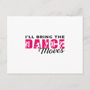 Dancing Ballerina Dance Queen Dancer Gift Postkarte