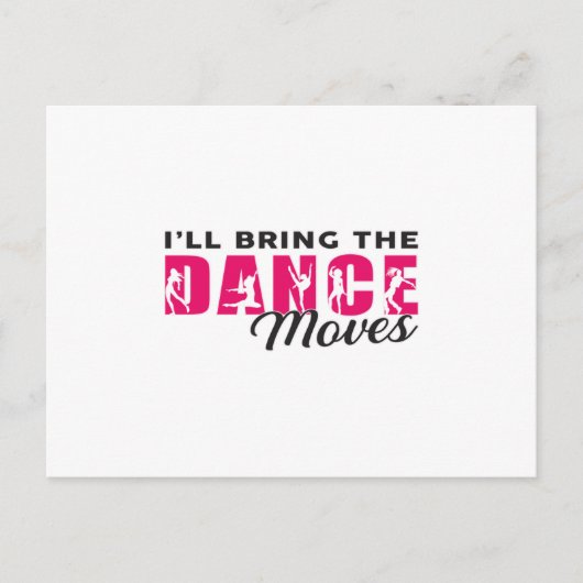 Dancing Ballerina Dance Queen Dancer Gift Postkarte (Vorderseite)