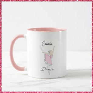 Dancing Ballerina in Pink Tutu Tasse
