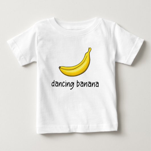 Dancing Banana Baby T-shirt (Vorderseite)