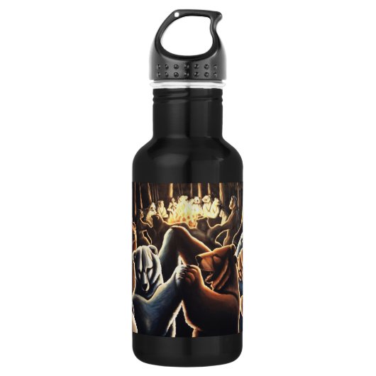 Dancing Bear Art Bear Art Trinkflasche (Vorderseite)