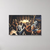 Dancing Bears Art Prints Bear Art Poster Leinwanddruck (Vorderseite)