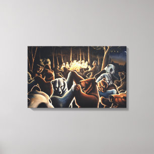 Dancing Bears Art Prints Bear Art Poster Leinwanddruck