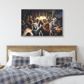 Dancing Bears Art Prints Bear Art Poster Leinwanddruck (Insitu (Schlafzimmer))