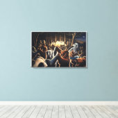 Dancing Bears Art Prints Bear Art Poster Leinwanddruck (Insitu (Holzboden))