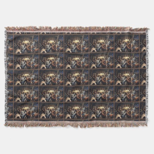 Dancing Bears Blanket Party Tiere Kehle Blanket Decke (Vorderseite)