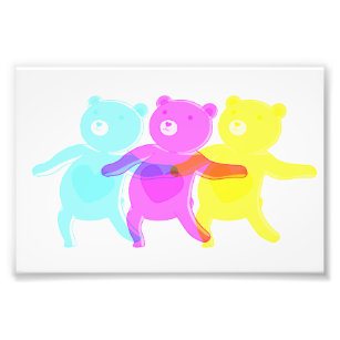 Dancing Bears Fotodruck