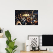 Dancing Bears Malerei Prints Bären Kunst Plakate (Heimbüro)