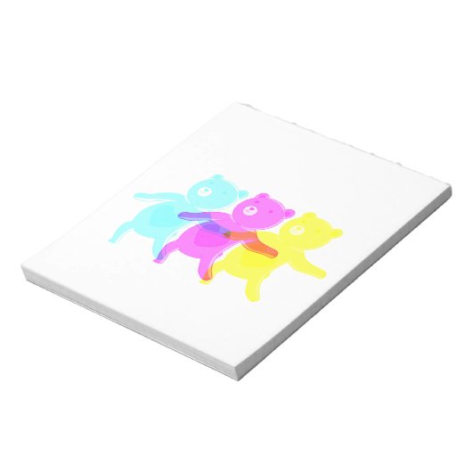 Dancing Bears Notizblock (Rotiert)