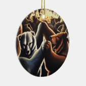 Dancing Bears Ornament Multikulturelle Liebe (Rechts)