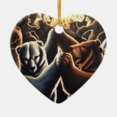 Dancing Bears Ornament Multikulturelle Liebe (Vorne)