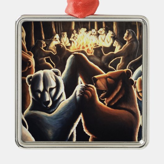 Dancing Bears Ornament Multikulturelle Liebe (Vorne)
