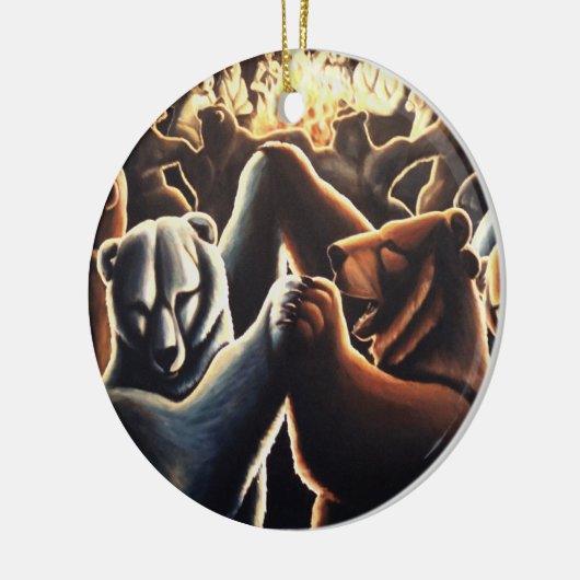 Dancing Bears Ornament Party Animal Keepake Bear  (Links)