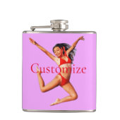 Dancing Bikini Model Thunder_Cove Flachmann (Vorderseite)