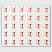 Dancing Bikini Model Thunder_Cove Geschenkpapier (Flach)