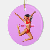 Dancing Bikini Model Thunder_Cove Keramik Ornament (Links)