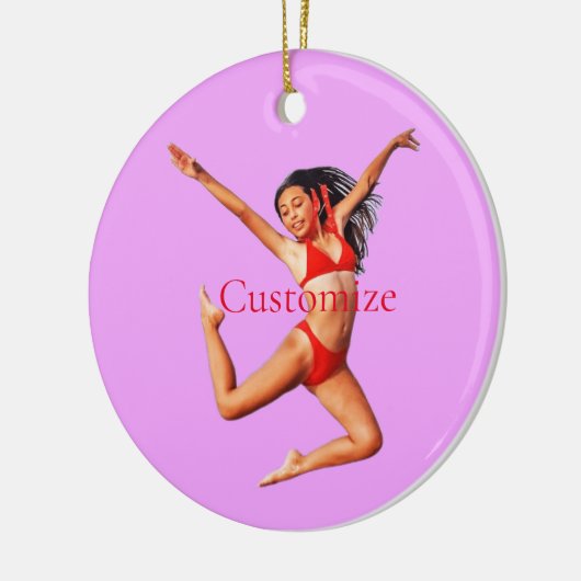 Dancing Bikini Model Thunder_Cove Keramik Ornament (Links)