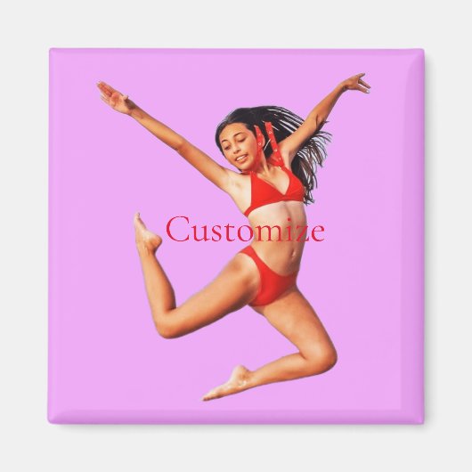 Dancing Bikini Model Thunder_Cove Magnet (Vorne)