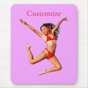 Dancing Bikini Model Thunder_Cove Mousepad
