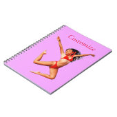 Dancing Bikini Model Thunder_Cove Notizblock (Linke Seite)