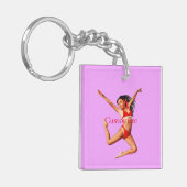 Dancing Bikini Model Thunder_Cove Schlüsselanhänger (Vorderseite links)
