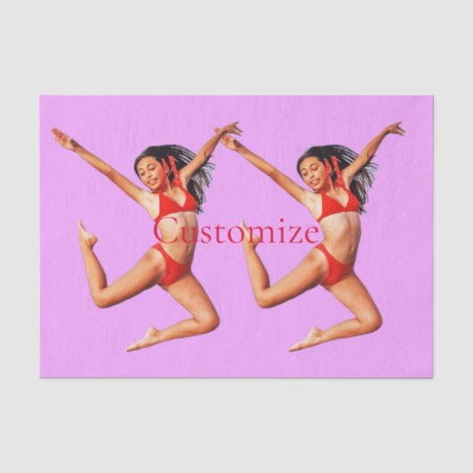Dancing Bikini Model Thunder_Cove Seidenpapier (Vorderseite)