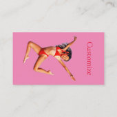 Dancing Bikini Model Thunder_Cove Visitenkarte (Rückseite)