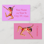 Dancing Bikini Model Thunder_Cove Visitenkarte (Vorne/Hinten)