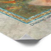 Dancing Blätter 16" x 20" Poster eines Angel (Ecke)